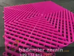 Pembe Detailing Zemin, Geçmeli Plastik Karo Zemin - Görsel 18