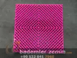 Pembe Detailing Zemin, Geçmeli Plastik Karo Zemin - Görsel 6