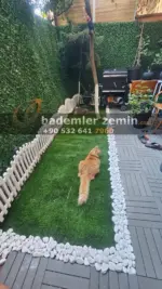 Gri Plastik Deck 30x30cm - Ahşap Desen Yer Karo - Görsel 4