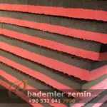 Kırmızı - Siyah Tatami Minder