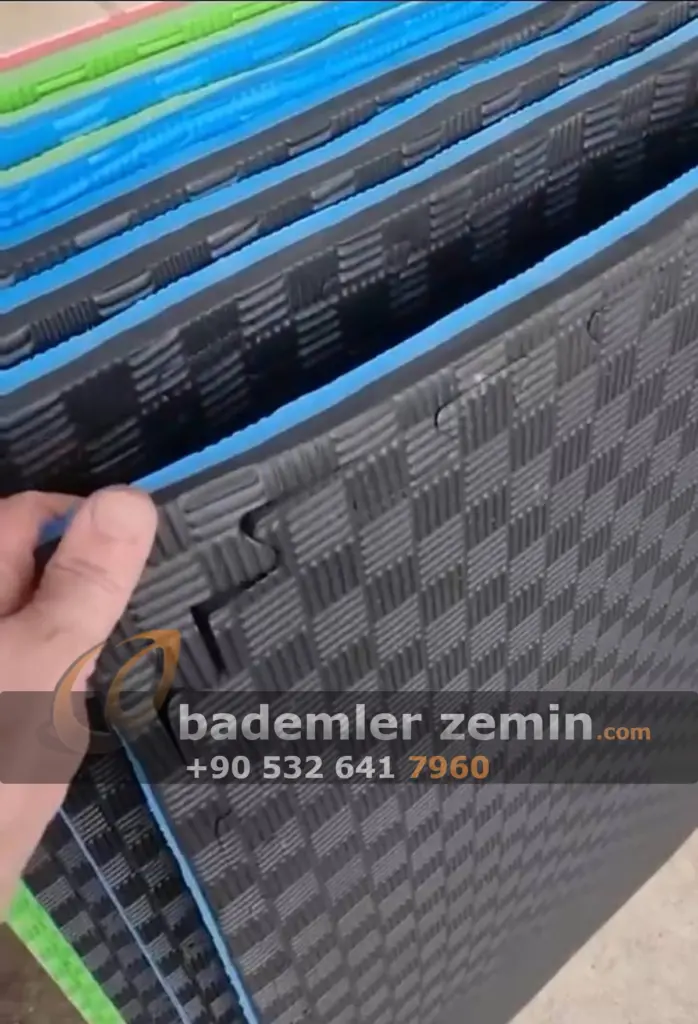 Mavi - Siyah Tatami Minder