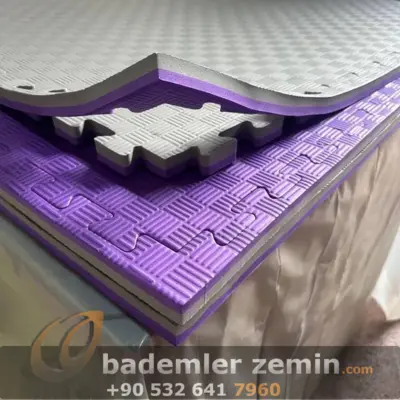 Gri - Mor Tatami Minder