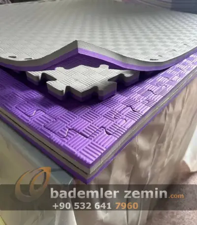 Gri - Mor Tatami Minder