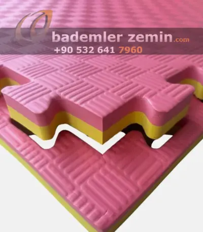 Pembe - Sarı Tatami Minder