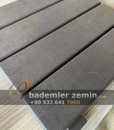 30x30cm Kahverengi Plastik Deck