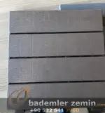 Kahverengi Plastik Deck 30x30cm  - Ahşap Desen Yer Karo - Görsel 8