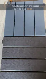 Kahverengi Plastik Deck 30x30cm  - Ahşap Desen Yer Karo - Görsel 9