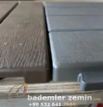 Kahverengi Plastik Deck 30x30cm  - Ahşap Desen Yer Karo - Görsel 2