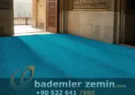 Almond Turkuaz Yün Cami Halısı
