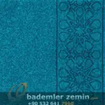 Almond Turkuaz Yün Cami Halısı