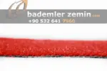 7mm Kırmızı Çim Halı