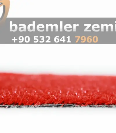 7mm Kırmızı Çim Halı