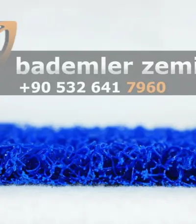 Mavi Kıvırcık Paspas