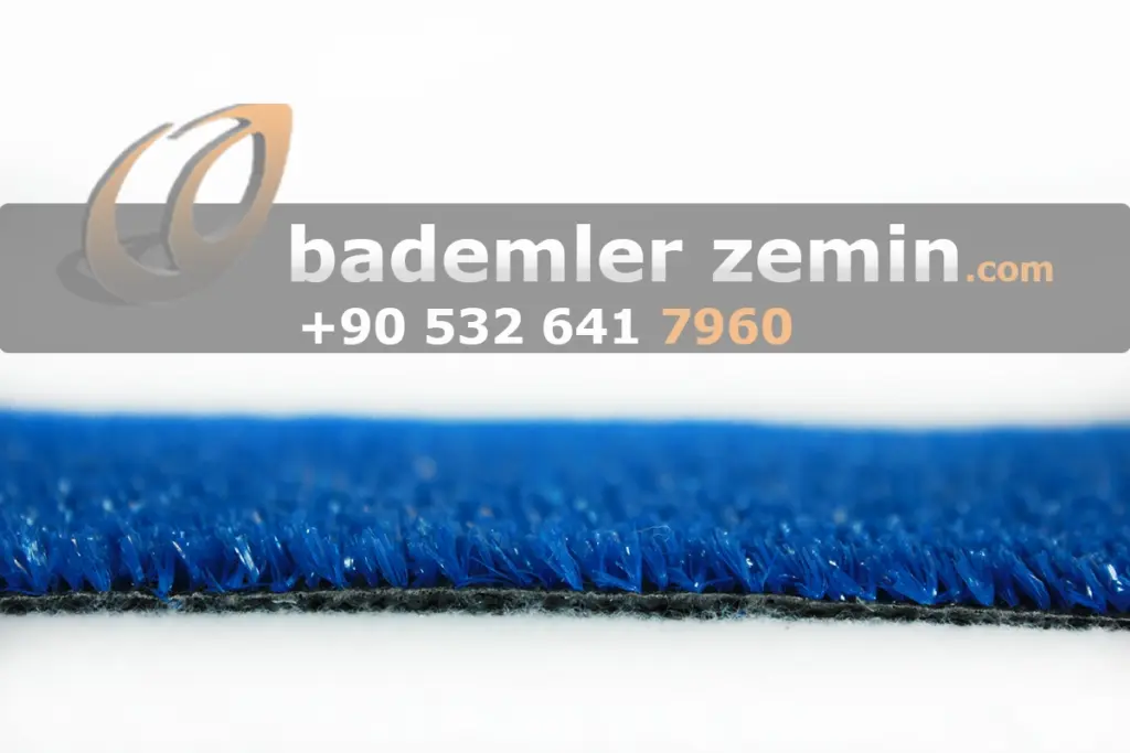 7mm Mavi Çim Halı