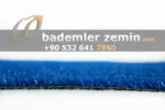 7mm Mavi Çim Halı