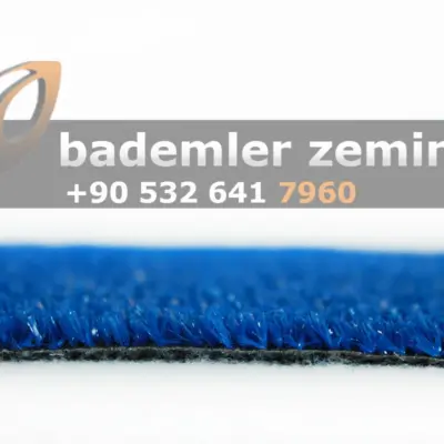 7mm Mavi Çim Halı