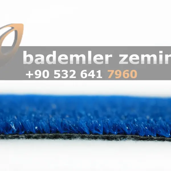 7mm Mavi Çim Halı