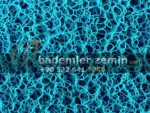 Turkuaz Kıvırcık Paspas - Islak Zemin Paspas - Görsel 3